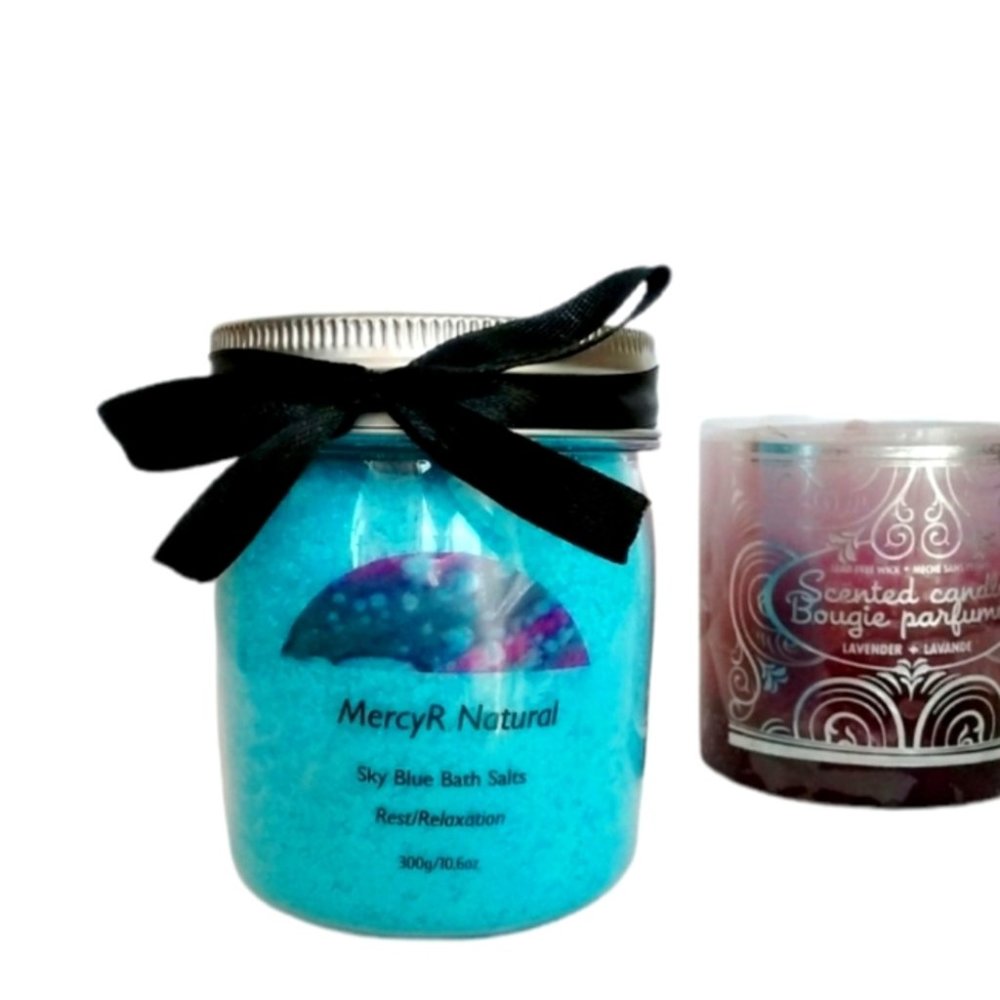 Sky Blue Bath Salts - Picture 1 of 3